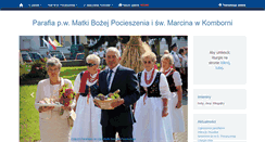 Desktop Screenshot of parafiakombornia.pl